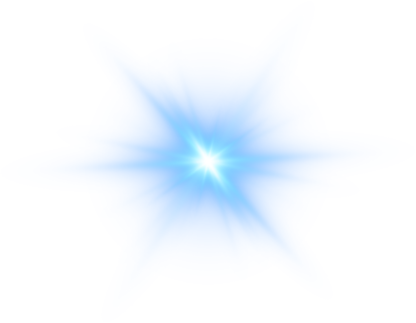 Blue star flare